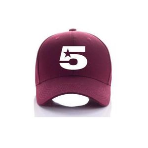 Clean Design Face Cap - Wine Color