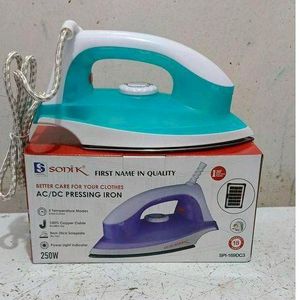 Sonik Inverter Friendly Solar Pressing Iron 250w Prepaid Meter Friendly Dry Pressing Iron