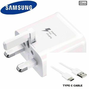 Samsung Galaxy Fast Charging Adaptive Charger For S8 S10 A71 A12 A71 A02 Whit