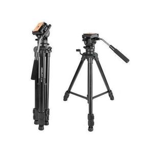 Kingjoy King Joy Vt1500 Portable Lightweight Video/Camera Tripod Stand With Fluid Head - Black