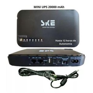 SKE POE-430P Mini DC UPS POE Router Power Bank 20000mAh For WIFI Router & CCTV
