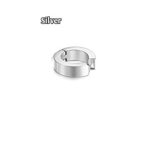 Silver 1 Pcs Ear Clip Silver Non-Piercing Magnetic Earrings