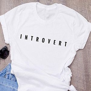 Introvert White Tees Quality Polo Top 