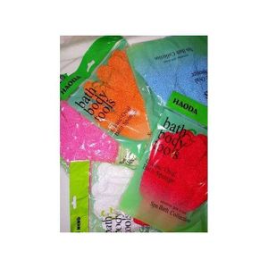 Tea Tree Exfoliating Gloves Bath Sponge  For Both Hands - Different Colours