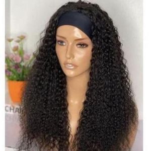 Caribbean Curly Hair Wig With Band