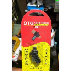 Otg  2 In 1 - Type C & USB - Flash Drive And Card Reader (OTG)