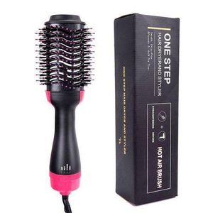 Four-in-one Hair Styling Tools Hair Dryer Hair Combs Brush Hair Curler Straightener Curling Straight
