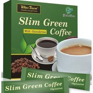 Wins Town Magic Slimming Tea Slim Green Coffee With Ganoderma & Ginseng Weight Loss
