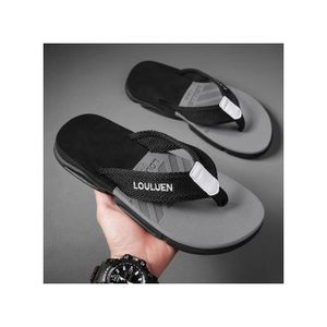 Men Summer Flip Flops Beach/indoor Double Sole Anti-slip Slipper