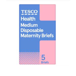 Tesco Medium Maternity Brief 5 Pack