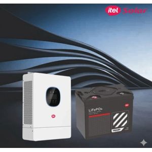 itel Energy 1.5kW Solar Inverter and 1.3kwh Itel battery