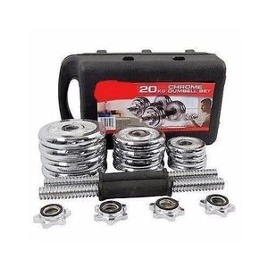 20kg Adjustable Dumbell Set With Case