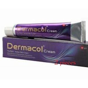 2 pcs of Dermacol cream 