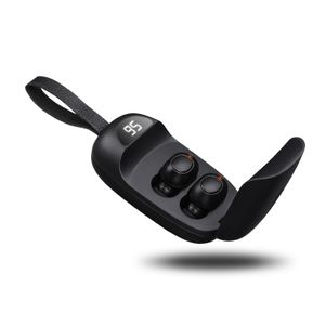 (Black)Mini Hearing Amplifiers For Adults With LED Power Dis