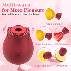 10 Speed Vibrating Women Mansturbation Vaginal And  Nipple Sucker Rose Sex Toy For Orgasm, Women Vaginal Sucker Rose Sex Toy Vibrator, Tongue G-spot Sucking, Vaginal Licker, Rose with Tongue Women viboators Toy Viboator, Rose Sex Toy Clitoris Sucker