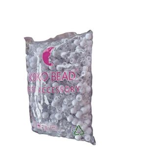 Pack Of 1000pc Koko Hair BeadsPack Of 1000pc Koko Hair Beads (WHITE)