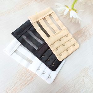 5Pcs Bra Extenders Underwear Strap Clasp Extension 3 Rows 3 Hooks Ladies Bra  Adjustable Belt Buckle 