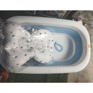 Foldable Baby Bath Tub With Reading Thermometer/Bather&,Bowl
