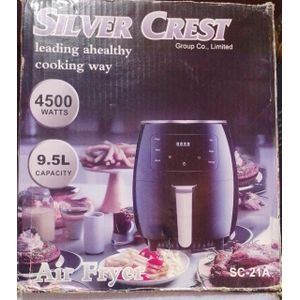 Silver Crest 9.5L Extra Large Digital Air Fryer - 4500W High Power (SC-21A)  