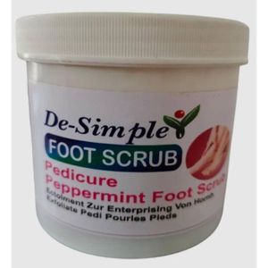 Simple De-Simple Peppermint Foot Scrub