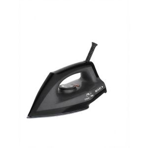 Maxi ED2432A Non-Stick Dry Iron 1100-1300W Instant Heating Pressing Iron – Black