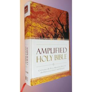 Amplified Holy Bible Giant Print Hardcover: Capture The Full Meaning Behind The Original Greek And Hebrew