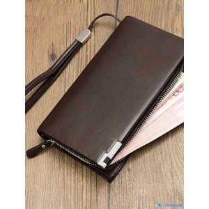 Long Wallet Large Capacity Leather Wallet For Men
