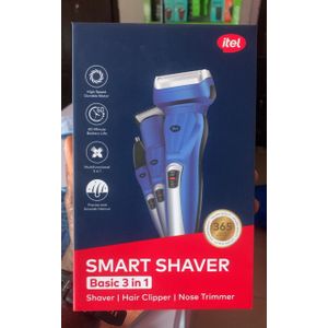 itel Smart Shaver Basic 3-in-1 – Rechargeable Grooming Kit