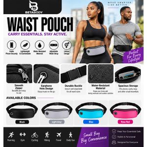 Unisex Multi-Pocket Adjustable Waist Bag – Crossbody Chest & Belt Bag