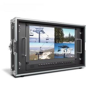 15.6-Inch Professional Rackmount Broadcast Video Monitor Full HD Multi-View Display