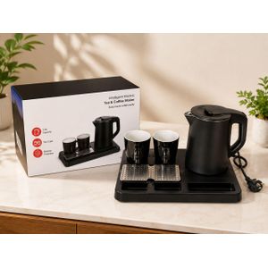 1.0L Intelligent Electric Tea & Coffee Maker Set With 2 Cups