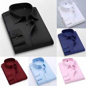 6in1 Long Sleeve Shirt For Unisex-Navy-Blue,Sky-Blue,Wine,White,Pink And Black