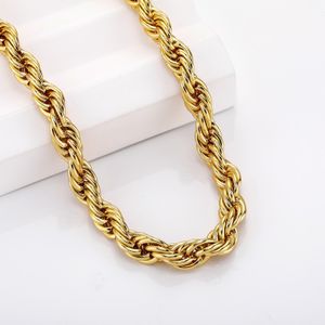 Hip Hop Stainless Steel Rope Chain 3mm   Twist  Bracelet for Men Women