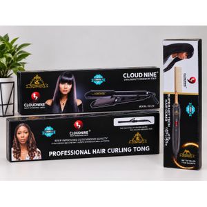 Cloud Nine Cloud-Nine Professional 3-in-1 Hair Styler (Straightener, Hot Comb & Curler)