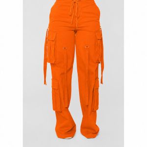 Orange ring unisex cargo