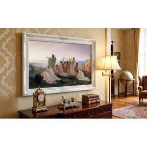 The Sermon on the Mount(19x30inch) – Luxury Christian Wall Art, religious framed artwork, biblical wall art, Christian home decor, biblical wall painting, Jesus artwork painting.