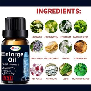 12 Days Fast Action Natural Pure Natural BIG Penis Enlargement Massage Oil For Men Max Pump Penis Size Special Gel Penis Enlargement Oil, Penis Growth Cream-Long Lasting Penis Oil 10ml