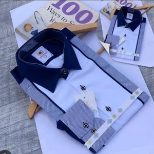 Men's Smart Corporate High Quality Design Long Sleeve Button Down Slim Fit Shirt