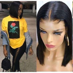 Awoof Female Black Short Straight Hair 3 Bundles For Head Fix