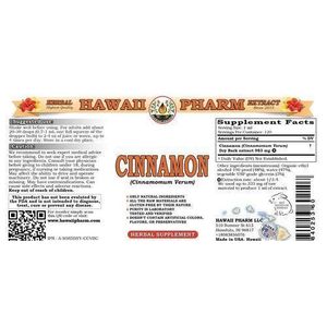 Hawaii Pharm Cinnamon Liquid Extract 2oz 