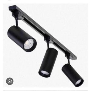 3-in-1 LED Track Light (20W / 30W / 40W) – Adjustable Tracklight Focus, Energy Saving & Super Bright Bending Light for Shops, Studio, and all spaces