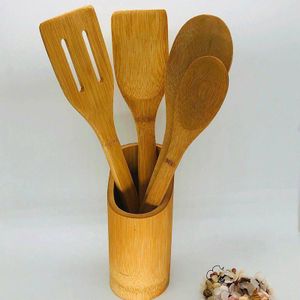 Wooden Kitchen Spoon Set