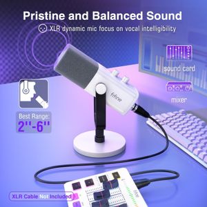 Fifine AM8 Dynamic Microphone For Streaming Podcast Gaming