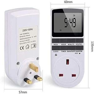 13A programmable Digital Timer Socket with LCD