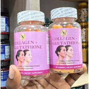 Duozi Collagen + Glutathione Capsules – Skin brightening , Anti-Aging, Brightening, Hair & Nail Support