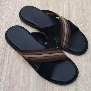 Men's Stylish Outdoor Pam Slippers - Black