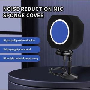 ALCTRON Professional Microphone Pop Filter with Windscreen, Studio Reflection Shield for Noise Reduction and Sound Isolation – Ideal for Recording, Singing, Podcasts, and Live Streaming - PF8