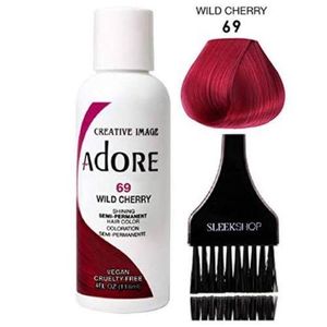 Adore Wild Cherry 69 -- Semi Permanent Hair Colour Dye.