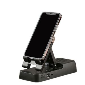 multifunctional collapsible esktop Tablet Phone Holder With Bluetooth Speaker And Power Bank