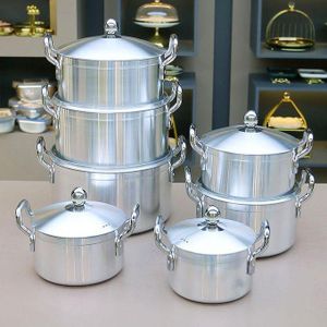 7 set Aluminium Cookware Set.